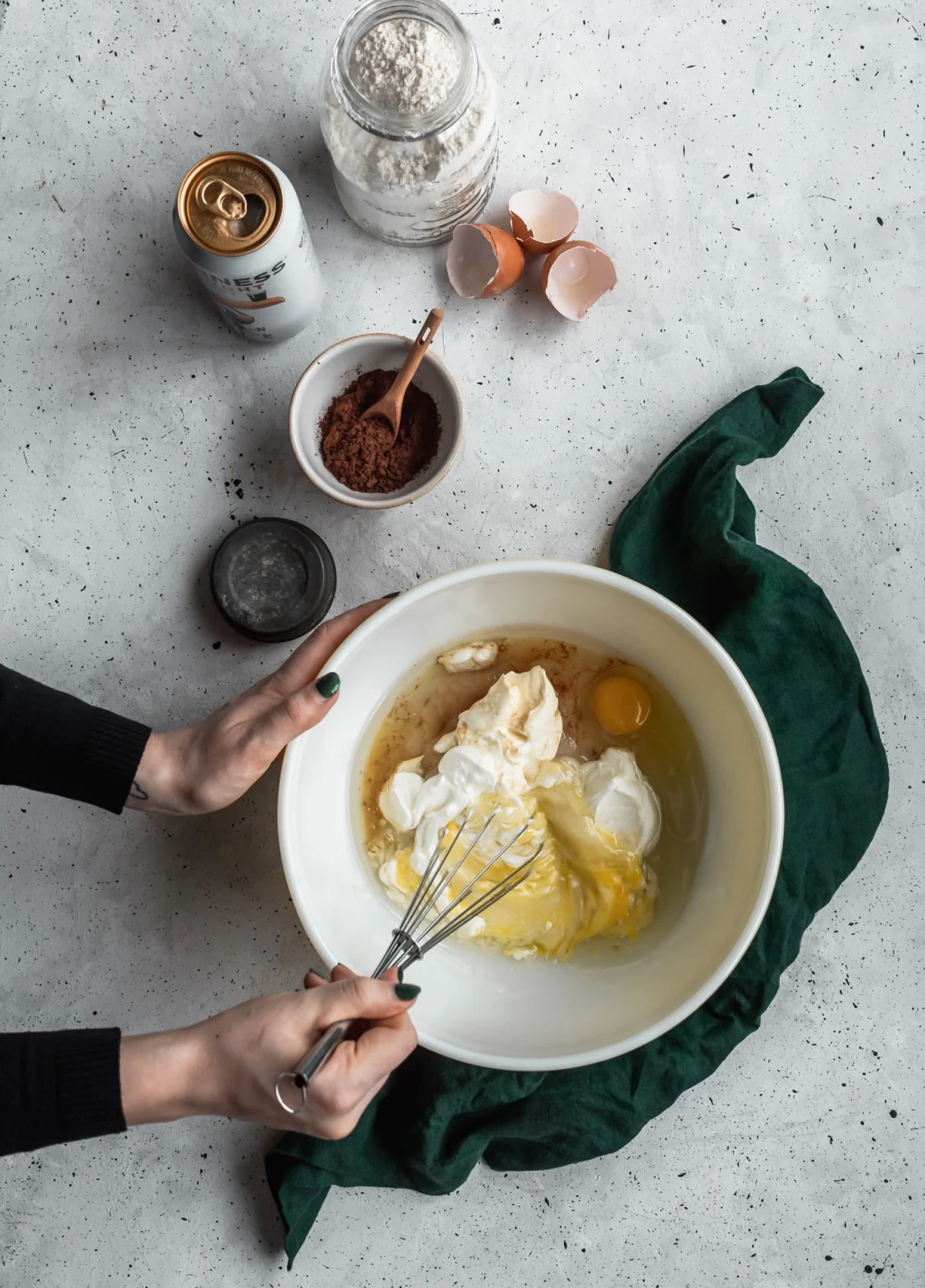 Chocolate Stout Cake + Irish Cream Cheese Frosting