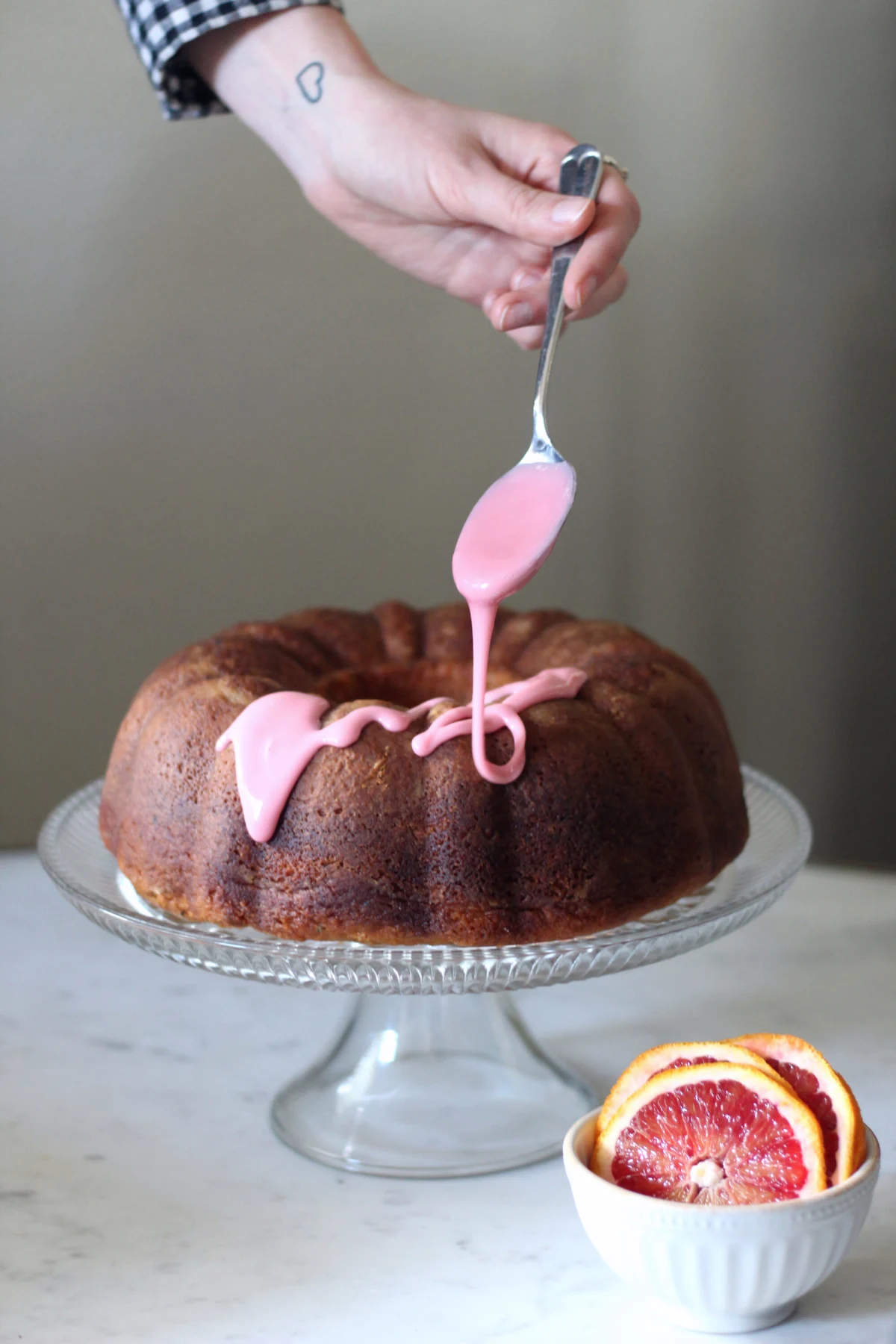 Black Sesame + Blood Orange Pound Cake
