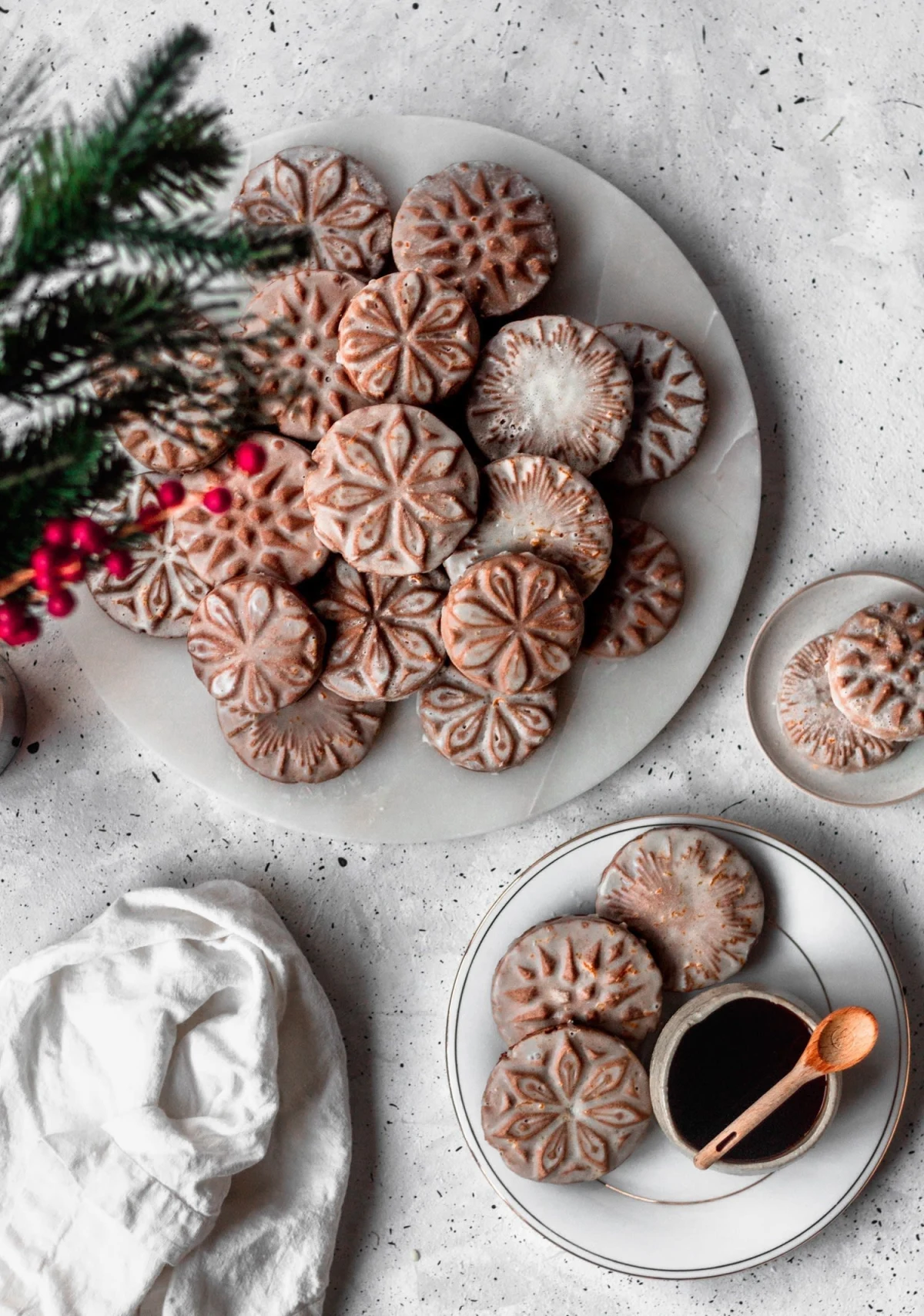 Cardamom Gingerbread Cookies + Orange Glaze
