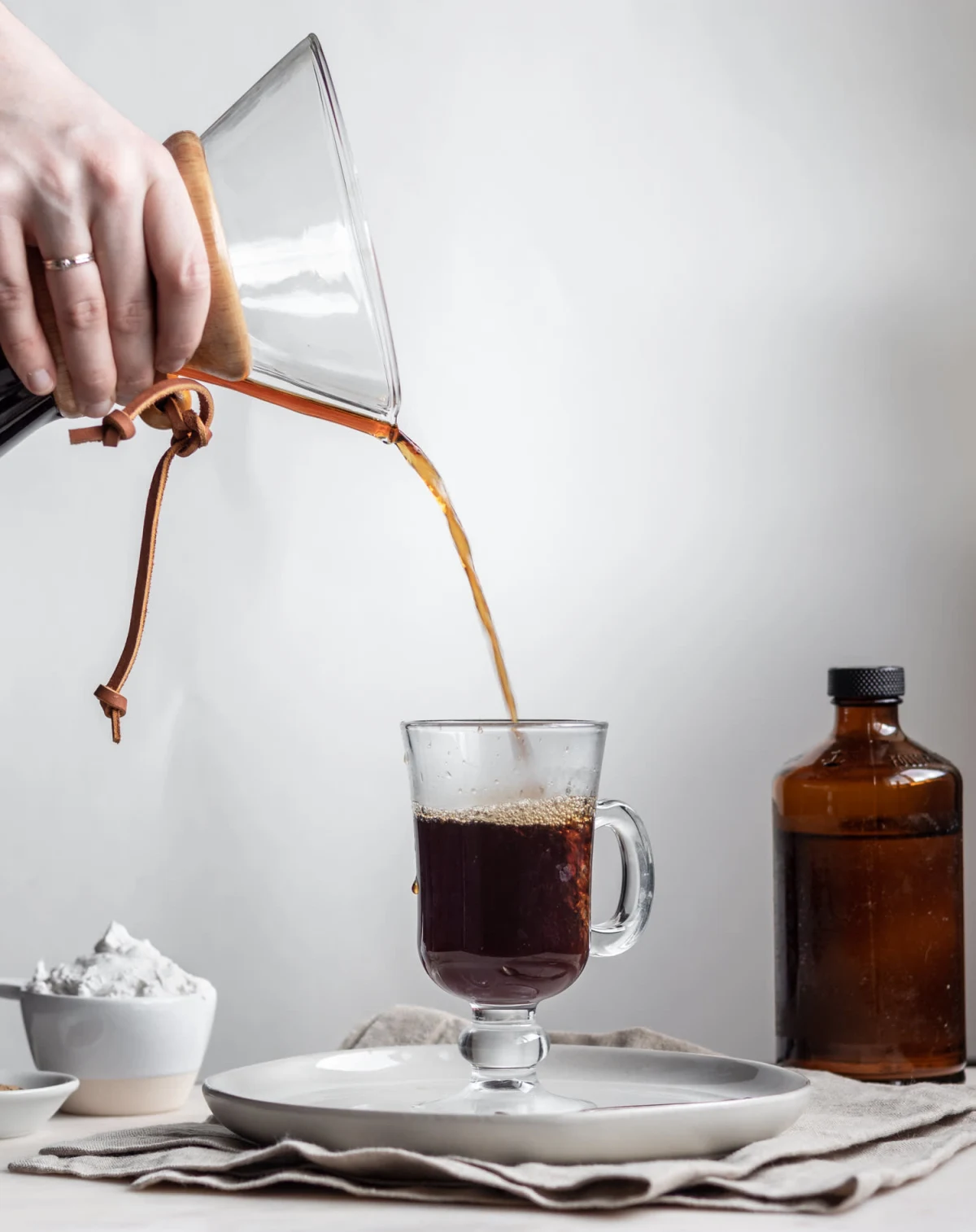 Vegan Irish Coffee With Coconut Cream + Hawaij