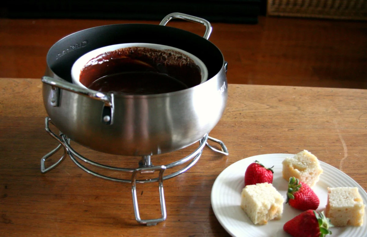 Chocolate Fondue For 2 (Or More!)