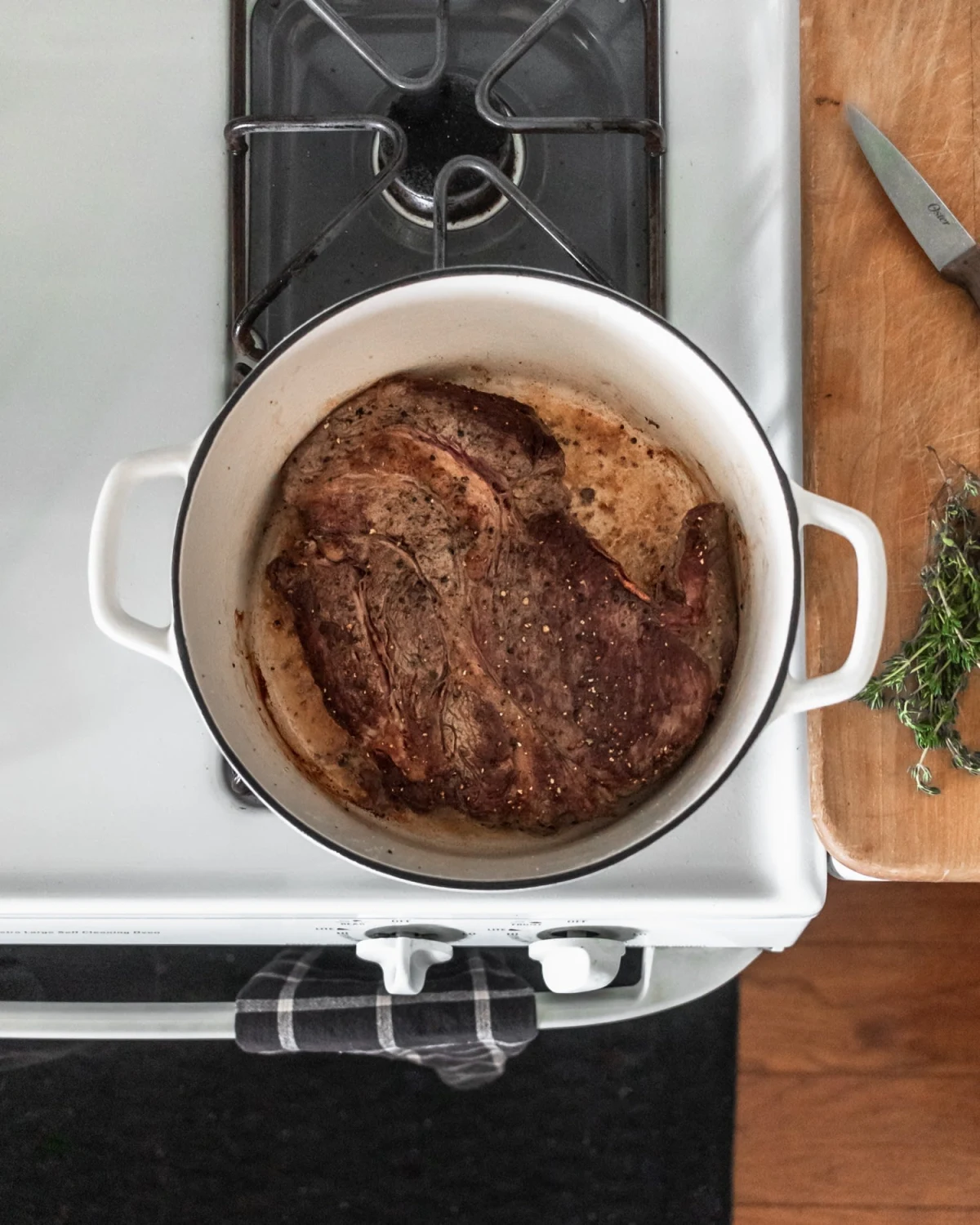 Pot Roast With Red Wine & Shallots (One-Pot)