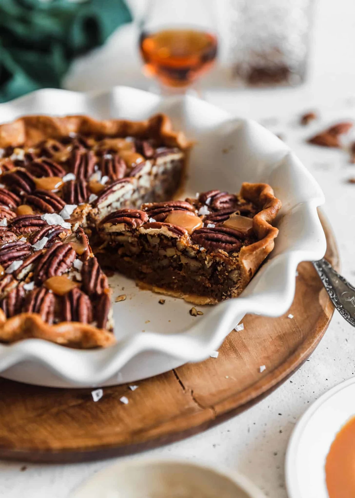 Bourbon Caramel Pecan Pie
