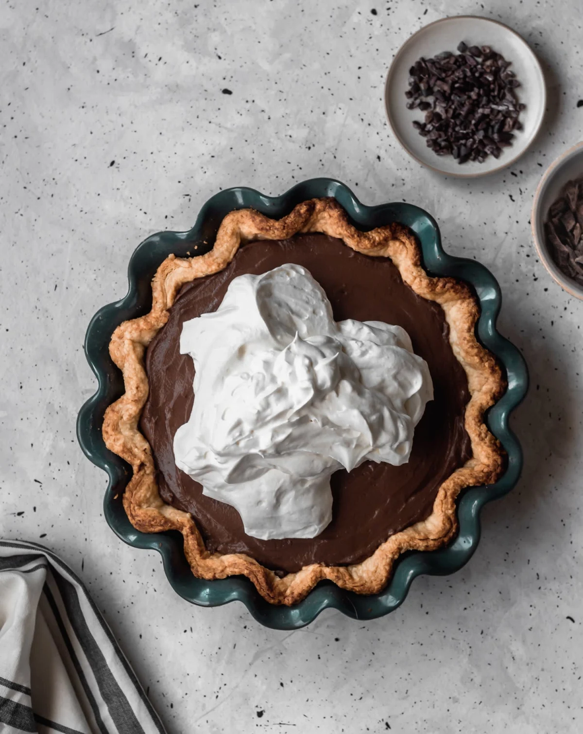Chocolate Cream Pie + Bourbon Butterscotch