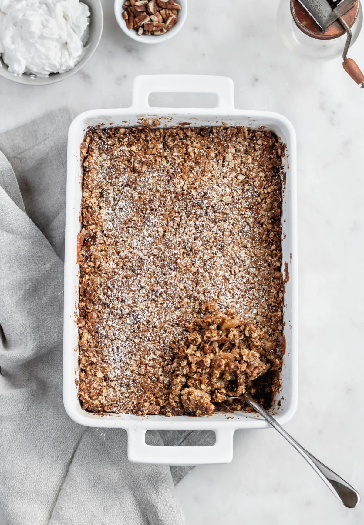 Gluten Free Apple Crisp With Irish Whiskey