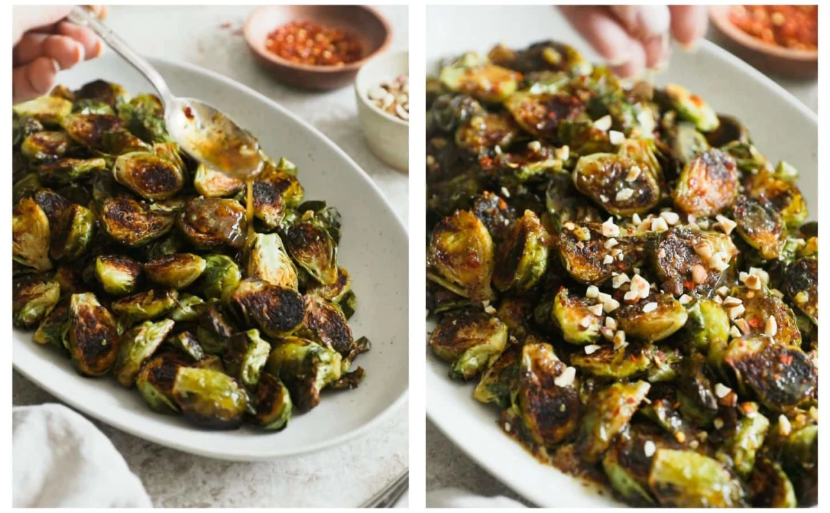 The Best Hot Honey Brussels Sprouts