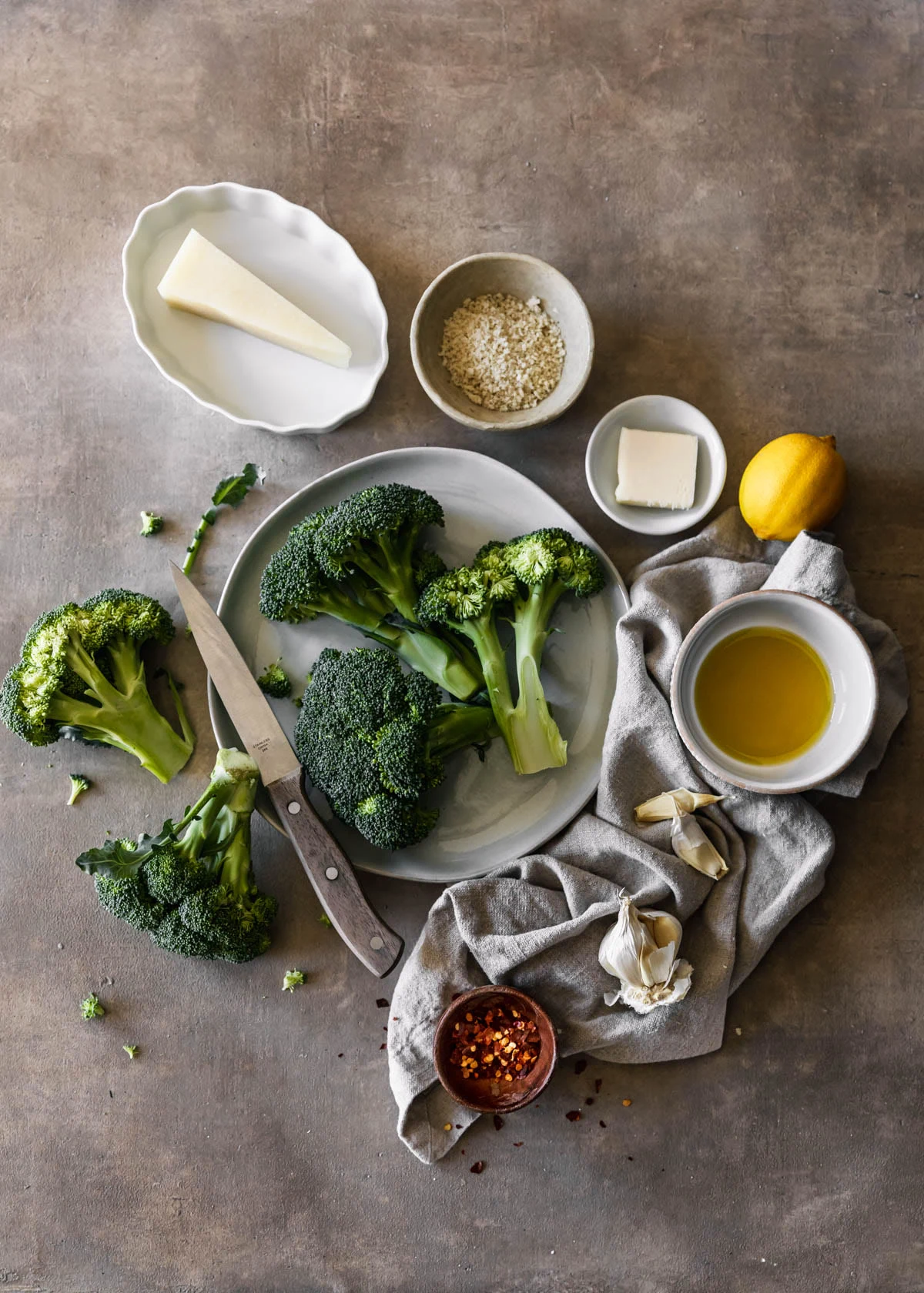Charred Broccoli With Breadcrumbs & Pecorino