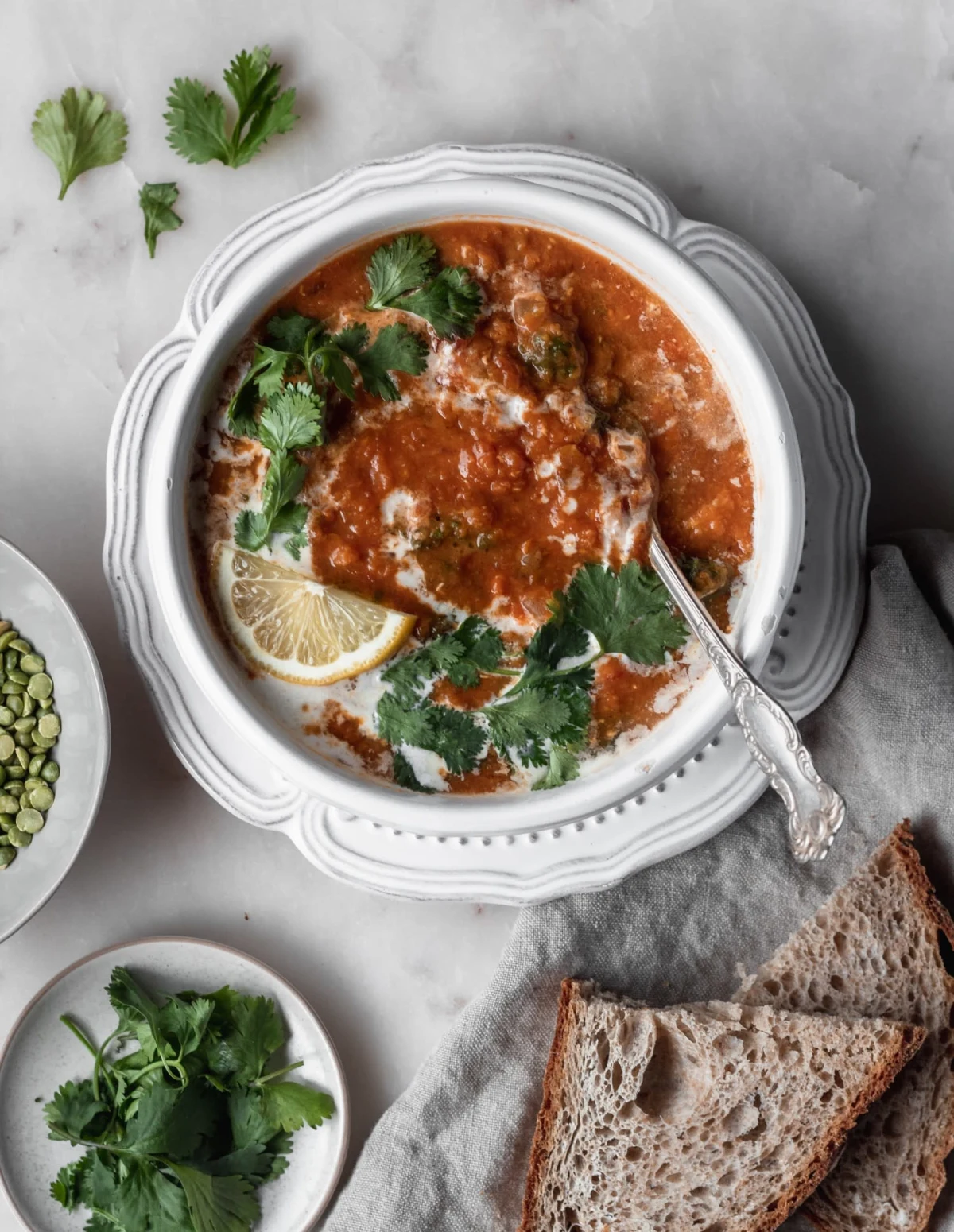 Red Lentil Soup With Harissa