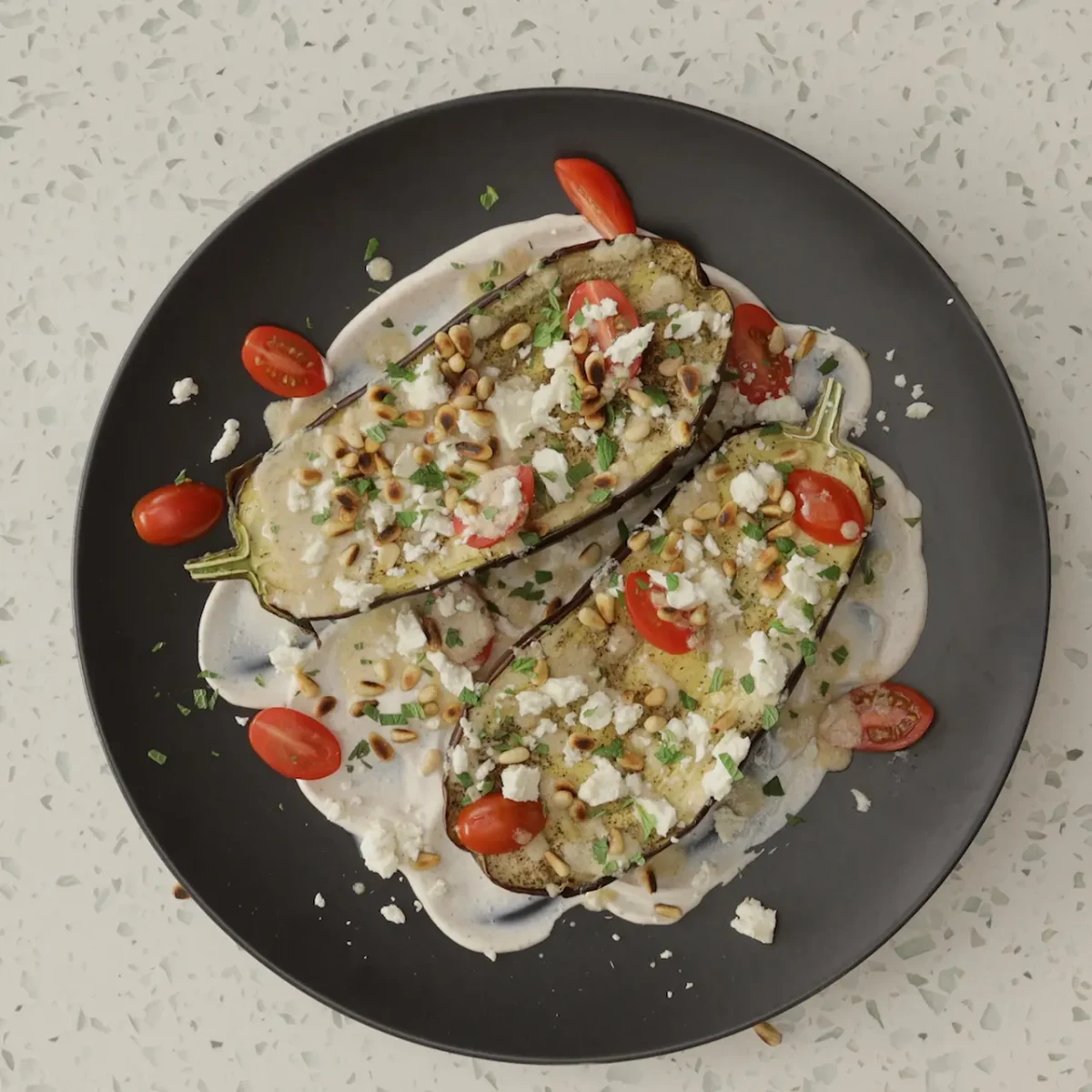 Roasted Eggplant Salad