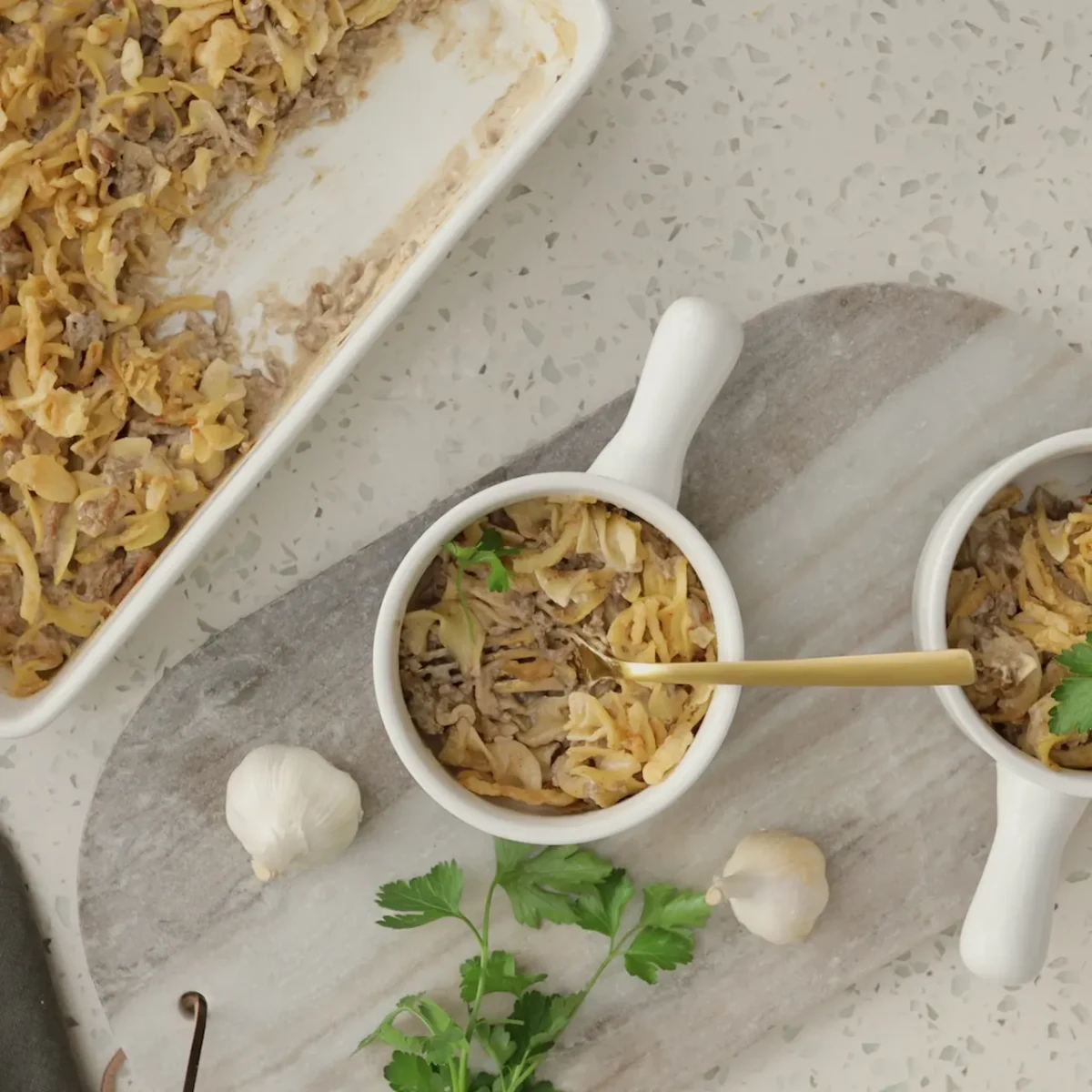 French Onion Beef Casserole