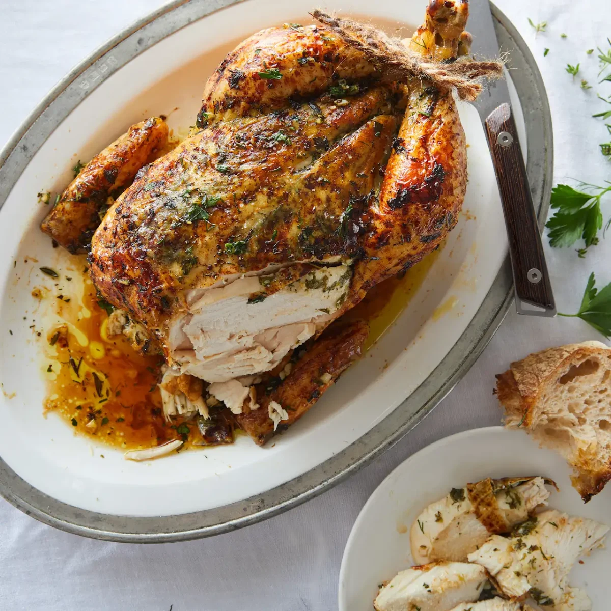 Herb & Garlic Roasted Chicken
