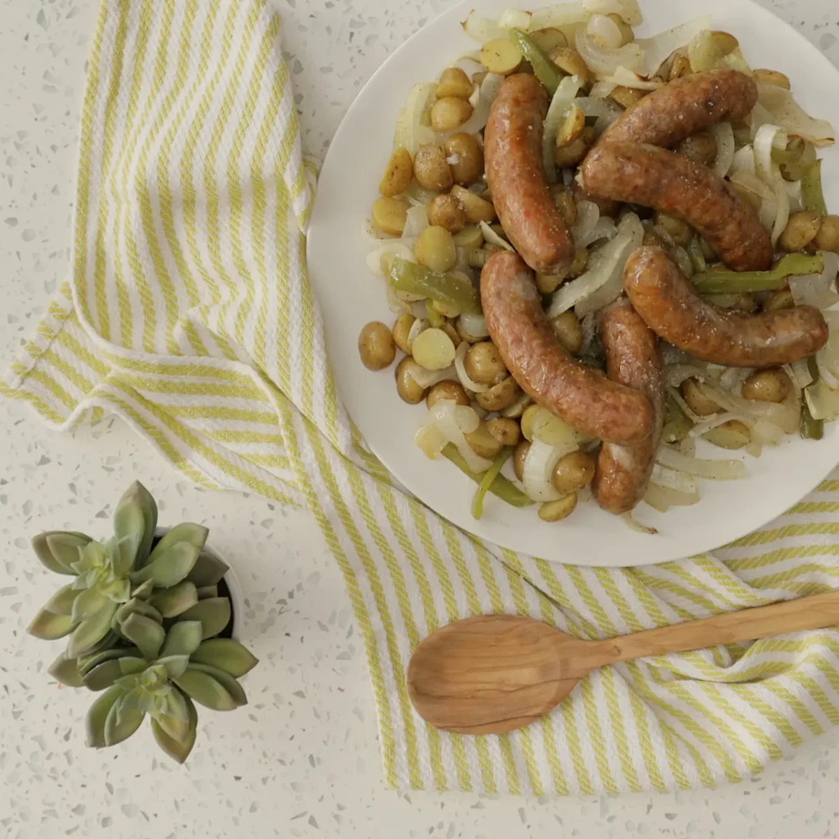 Sheet Pan Sausage Dinner