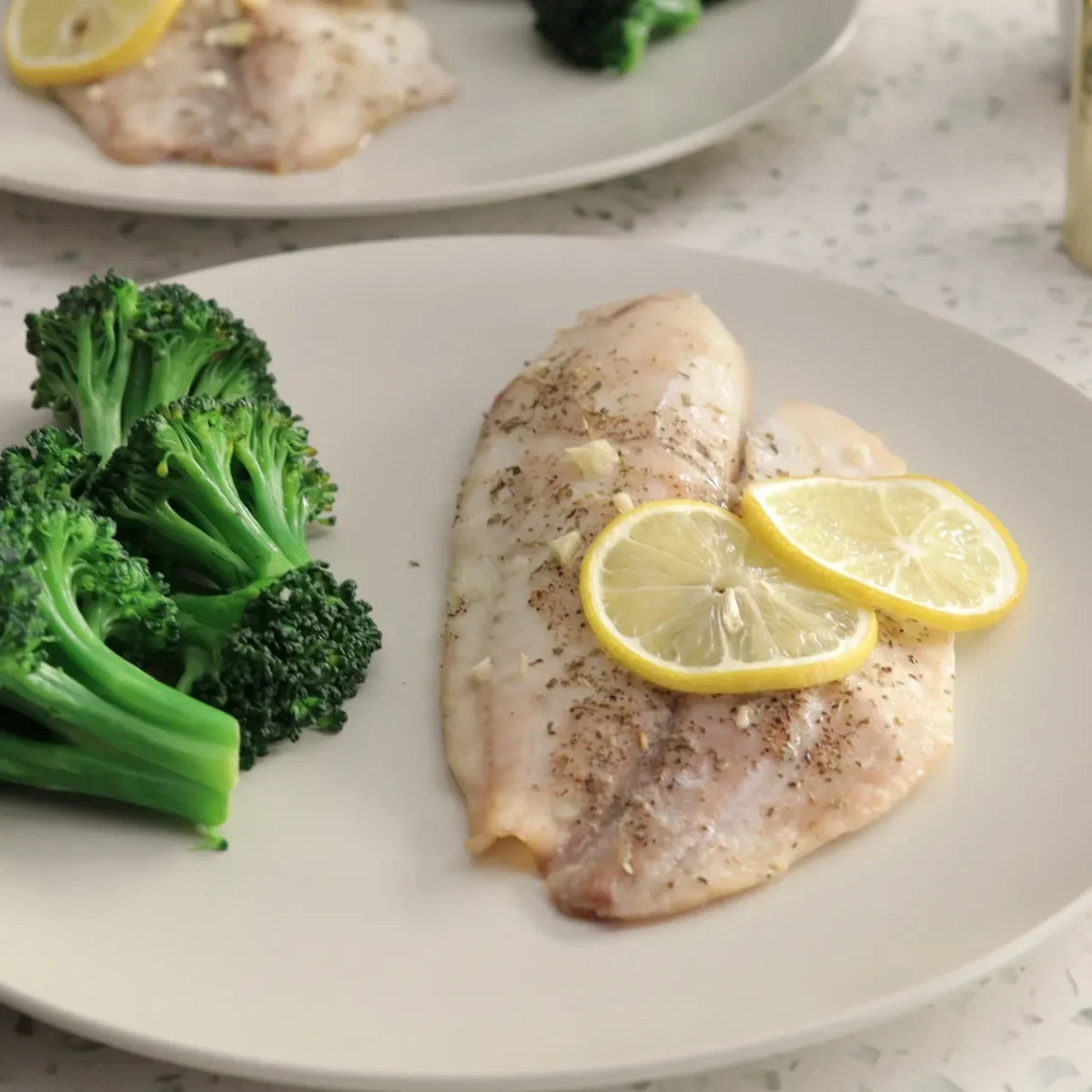 Lemon Garlic Herb Baked Tilapia