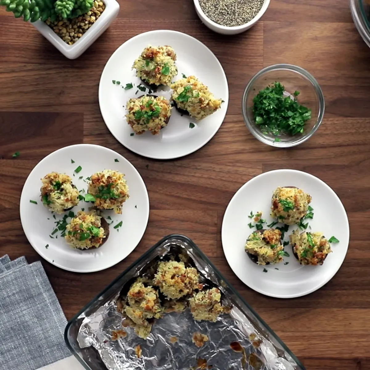 Italian Sausage-Stuffed Mushrooms