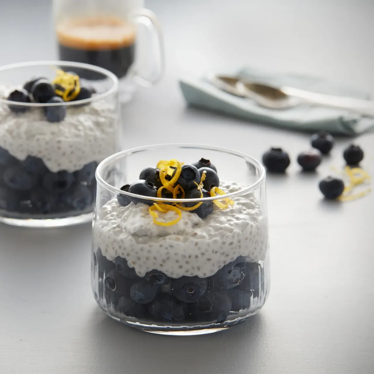 Blueberry-Lemon Chia Pudding