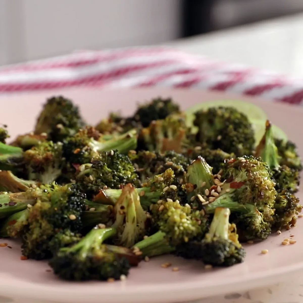 Asian Sesame Roasted Broccoli