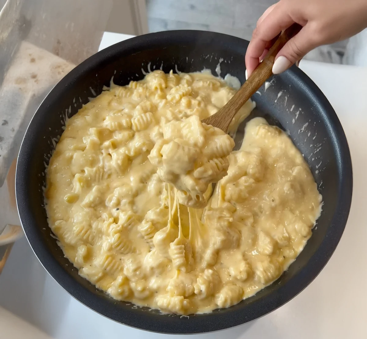 Cheesy Baked Pink Macaroni
