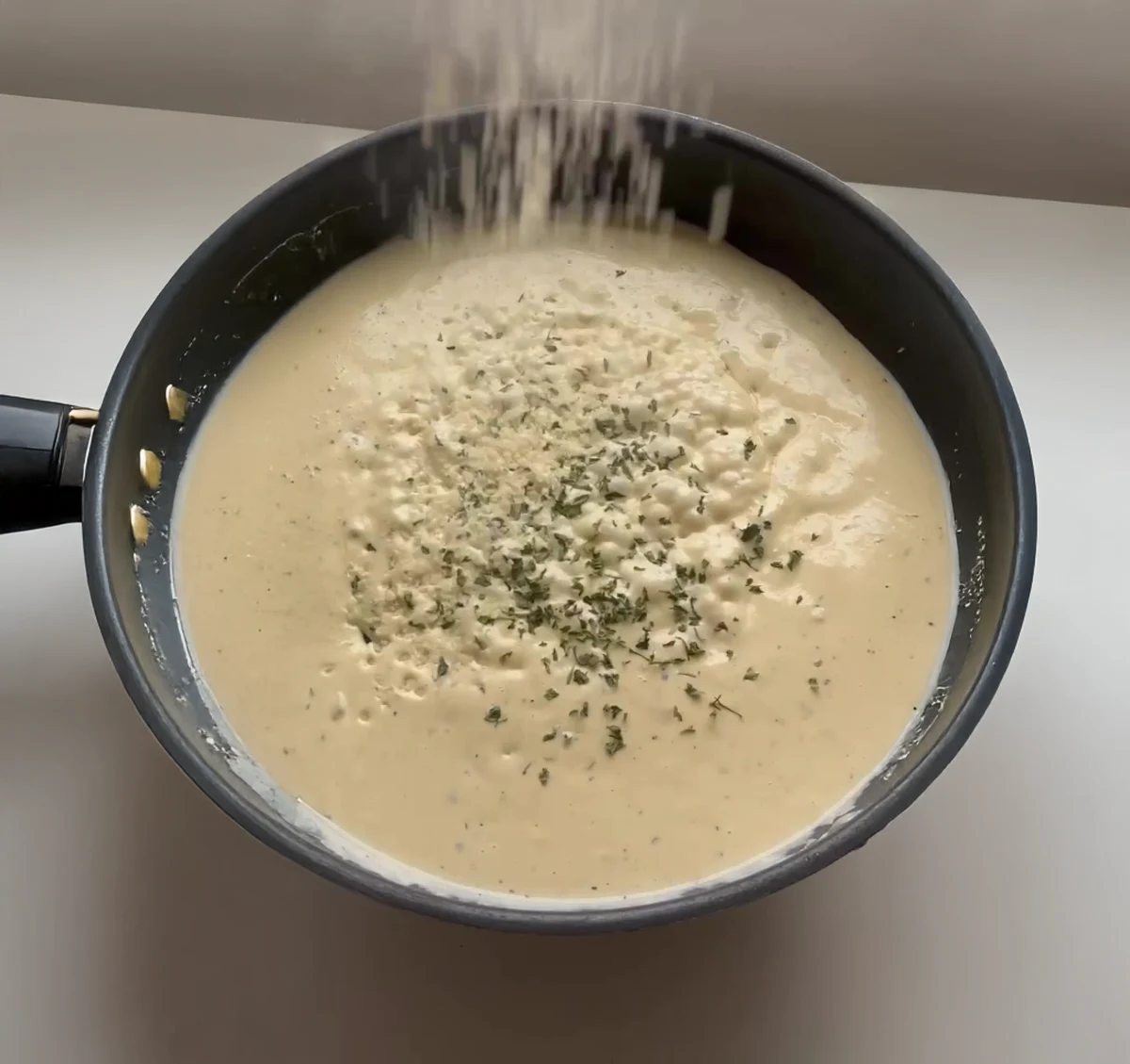 Boursin Cream Rotini with Crispy Prosciutto