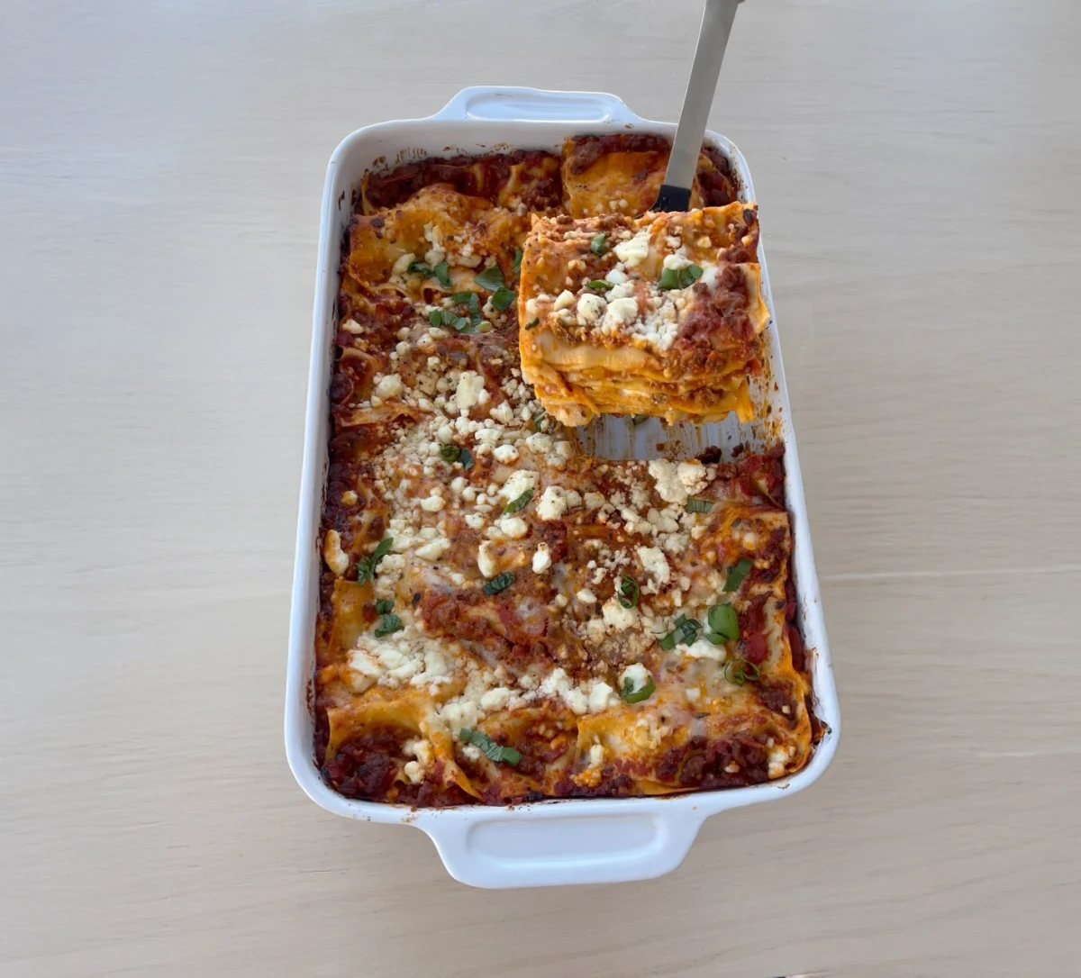 Feta Lasagna