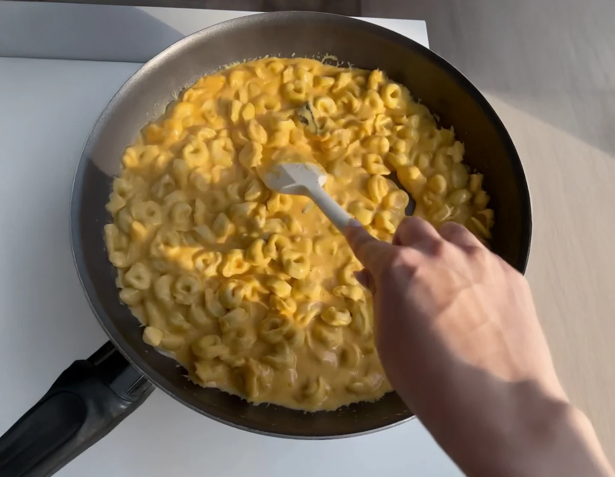Cheesy Pumpkin Tortellini with Brown Butter and Sage