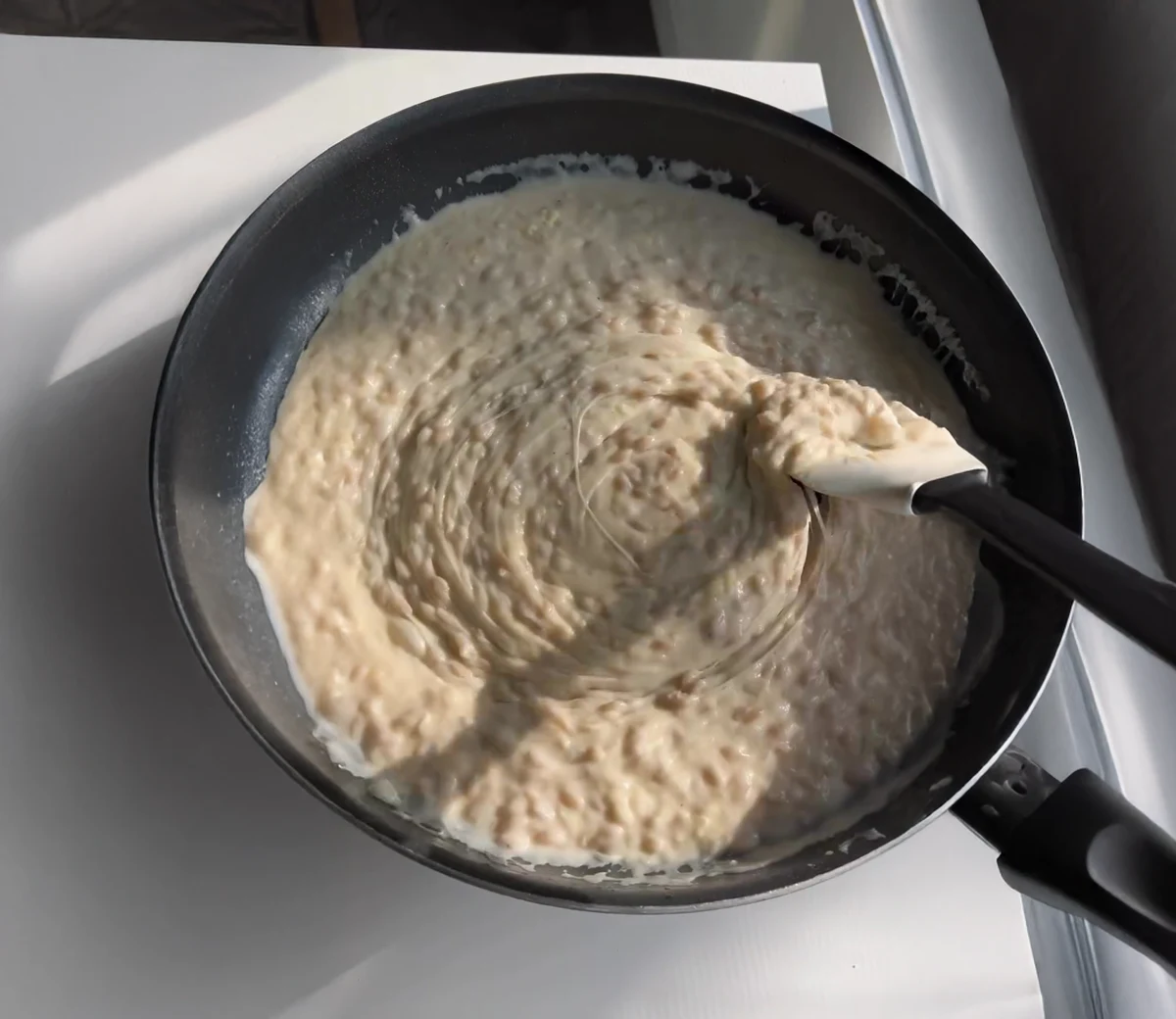 Cheesy Orzo with Bacon