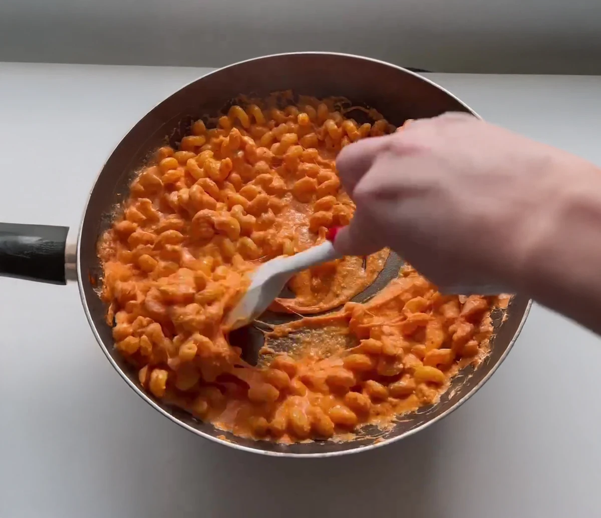 Cheesy Tomato Burrata Pasta in a Bread Bowl