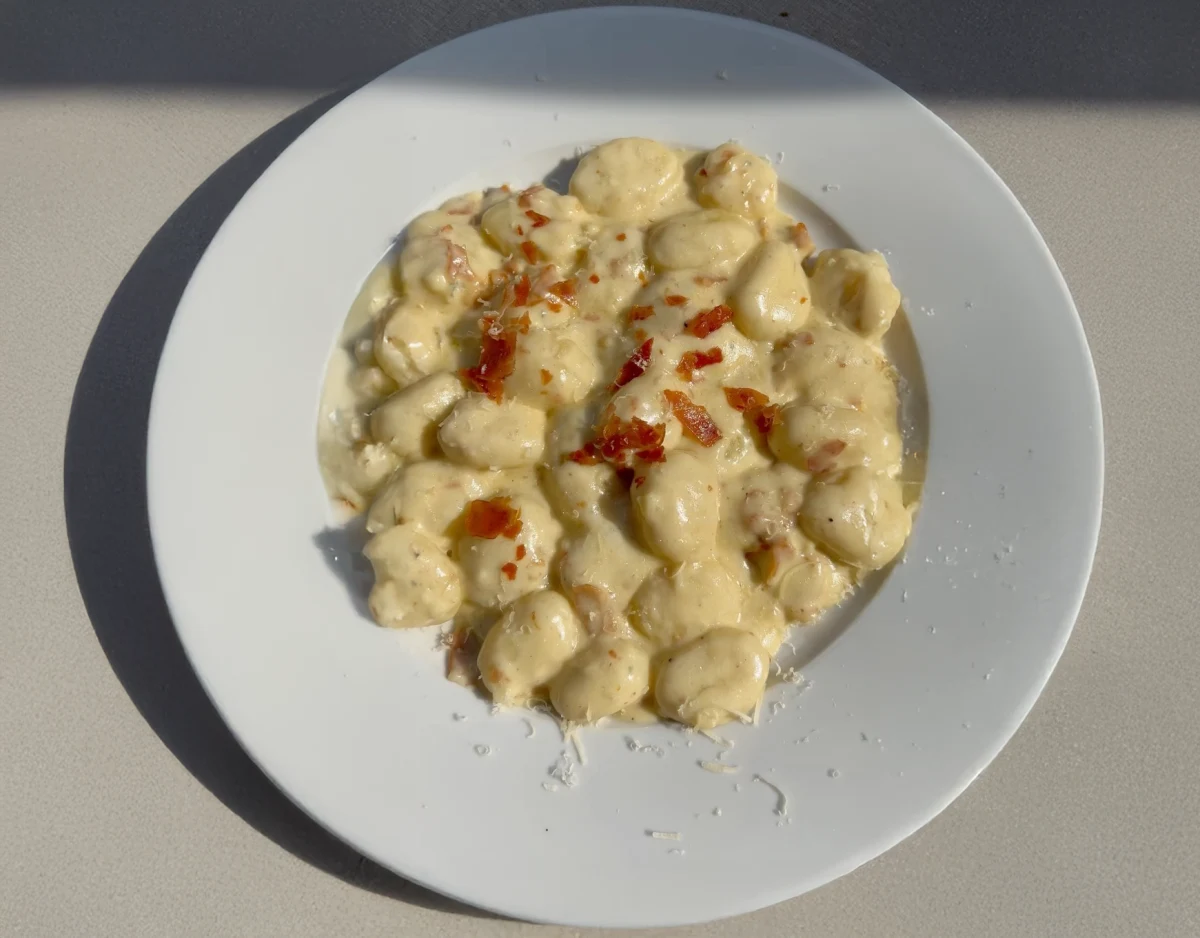 Gorgonzola Gnocchi with Crispy Prosciutto