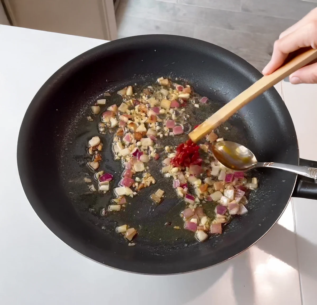 Copycat Carbone Pasta with Tortellini & Burrata