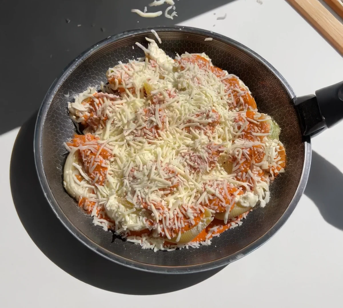 Stuffed Shells with Vodka Sauce