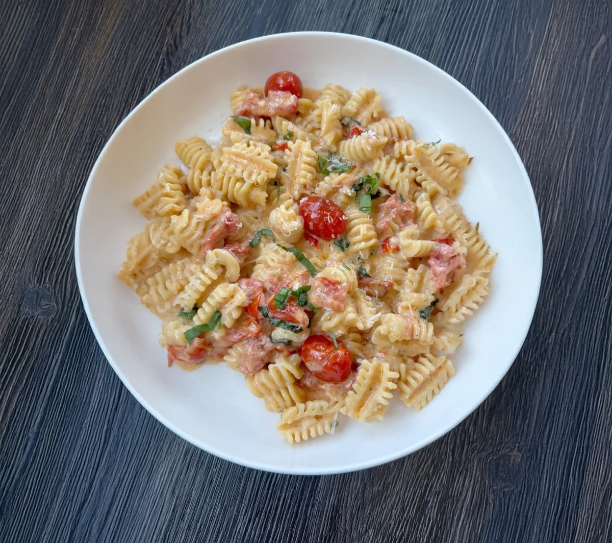 Creamy Boursin Cheese Pasta with Tomatoes