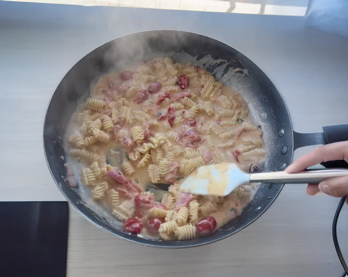 Creamy Boursin Cheese Pasta with Tomatoes