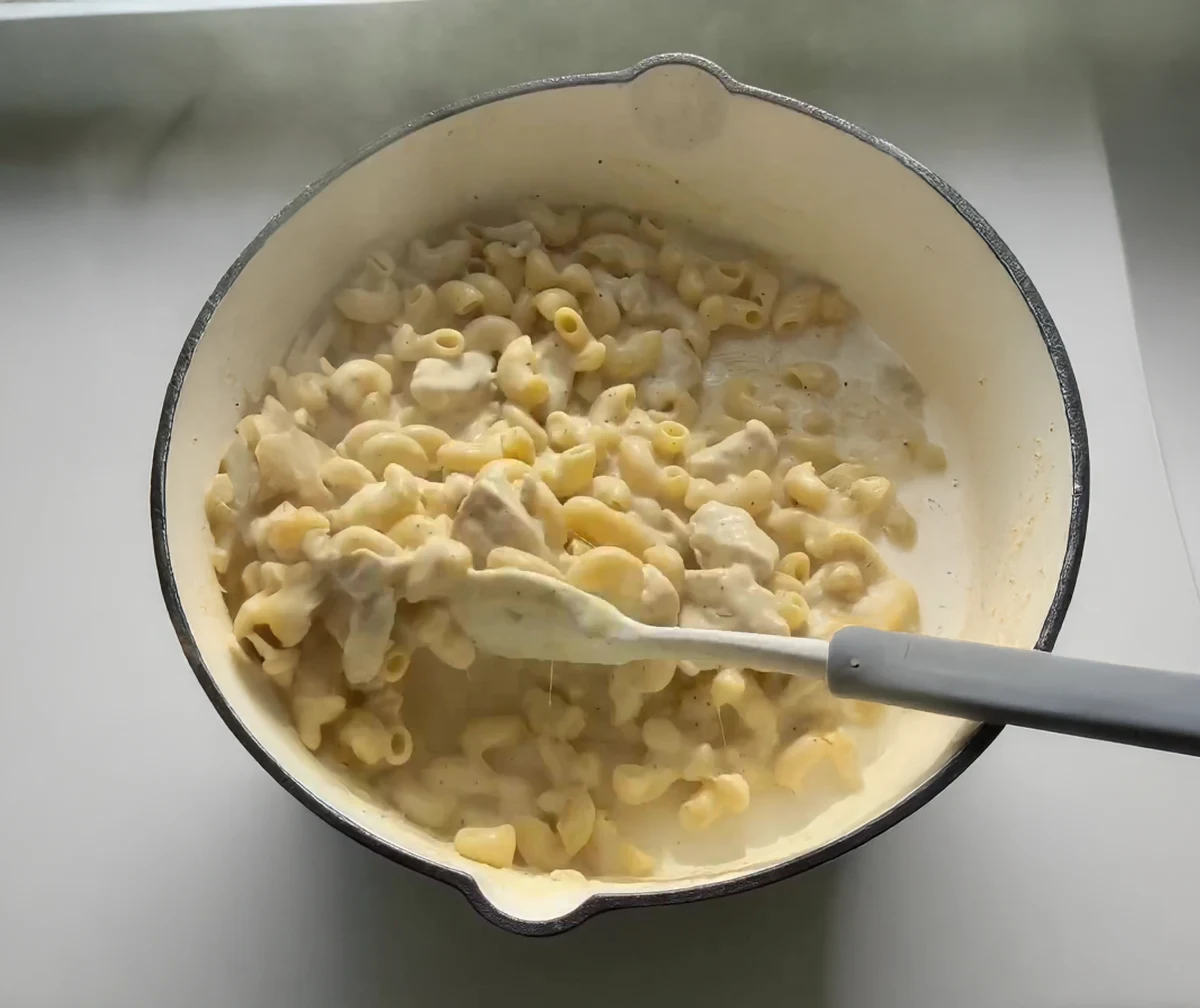 One Pot Chicken Alfredo Pasta