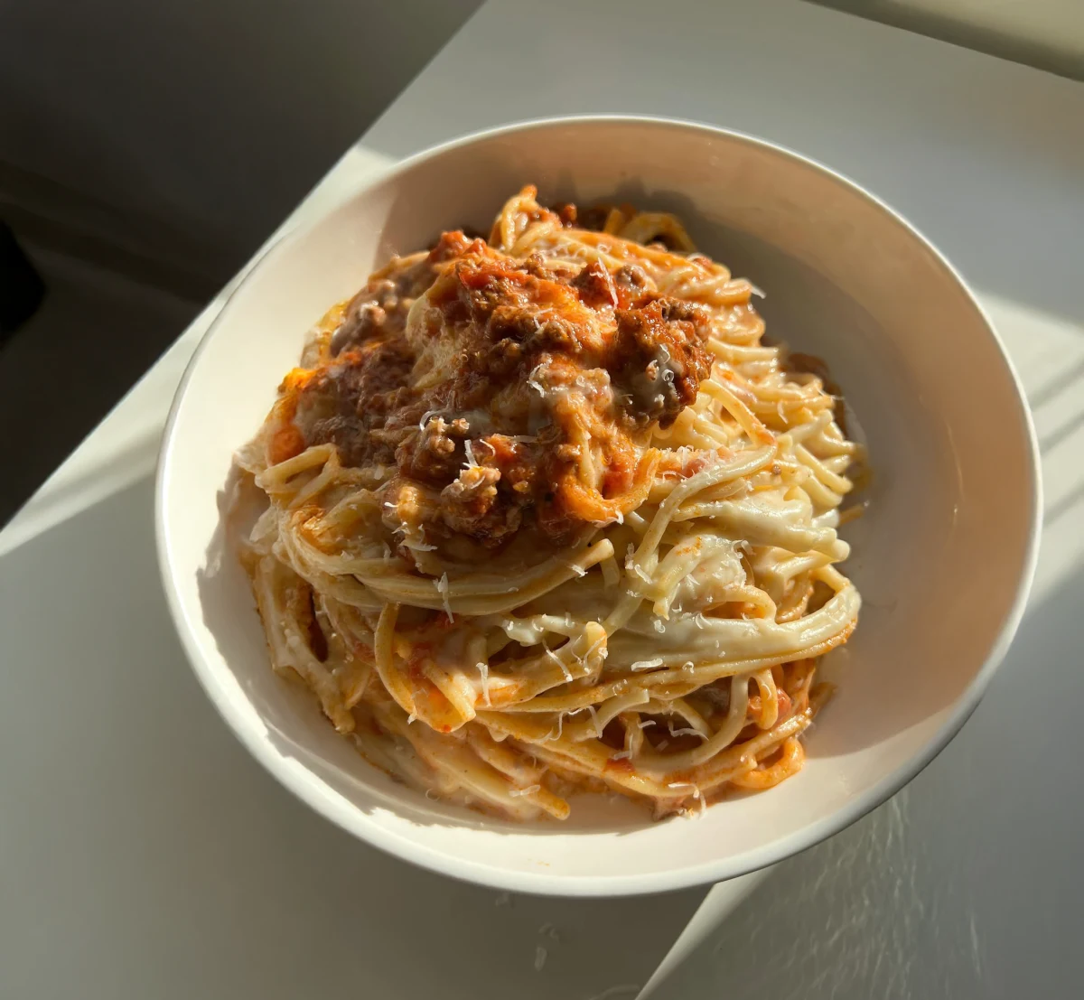 Viral Baked Spaghetti