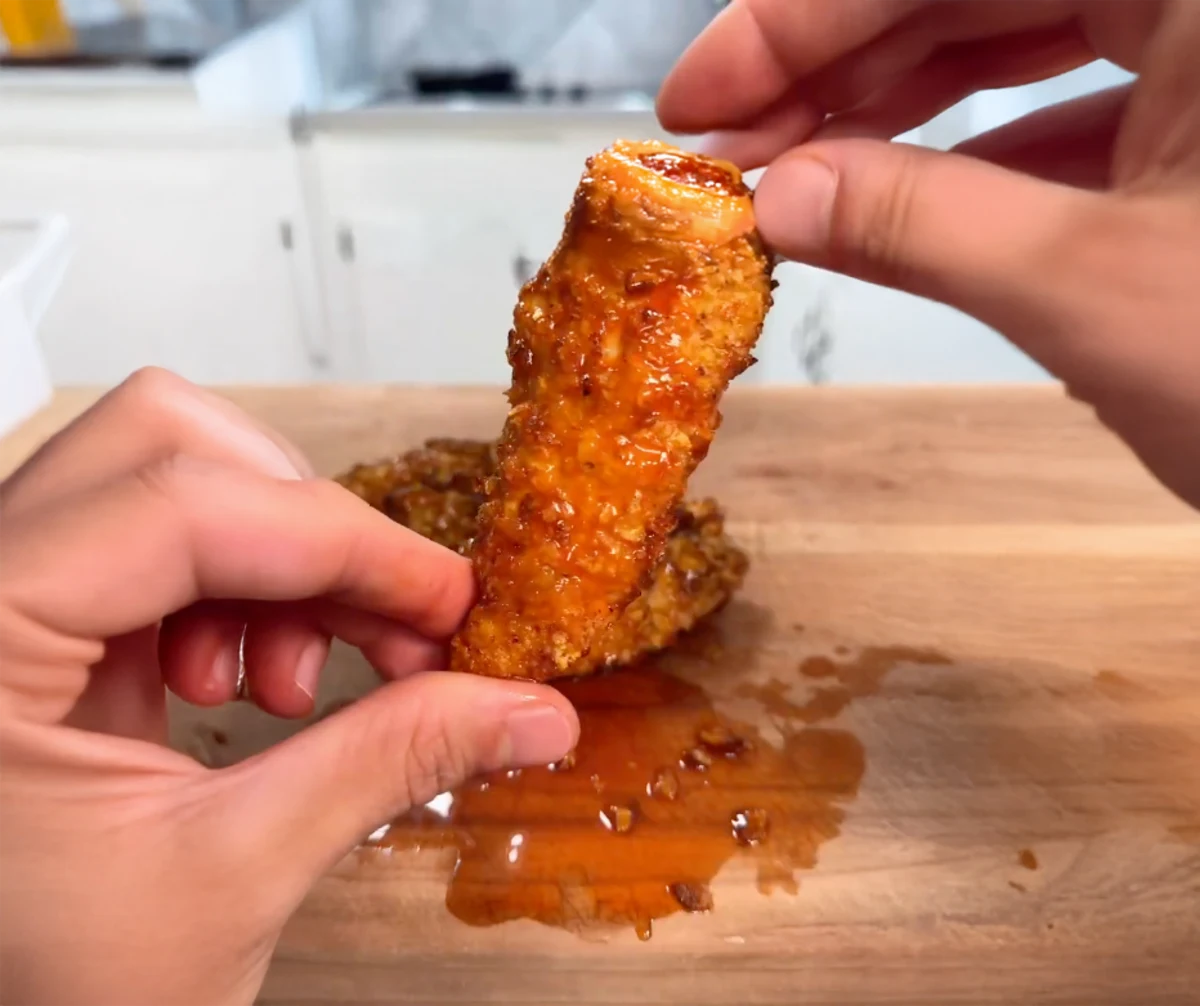 Healthier High-Protein Hot Honey Chicken Tenders