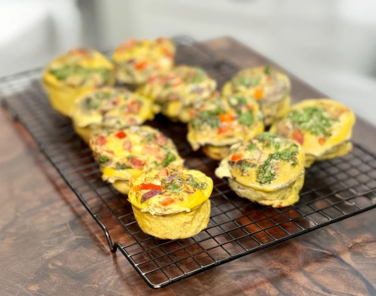 High-Protein Breakfast Egg Bites Meal Prep