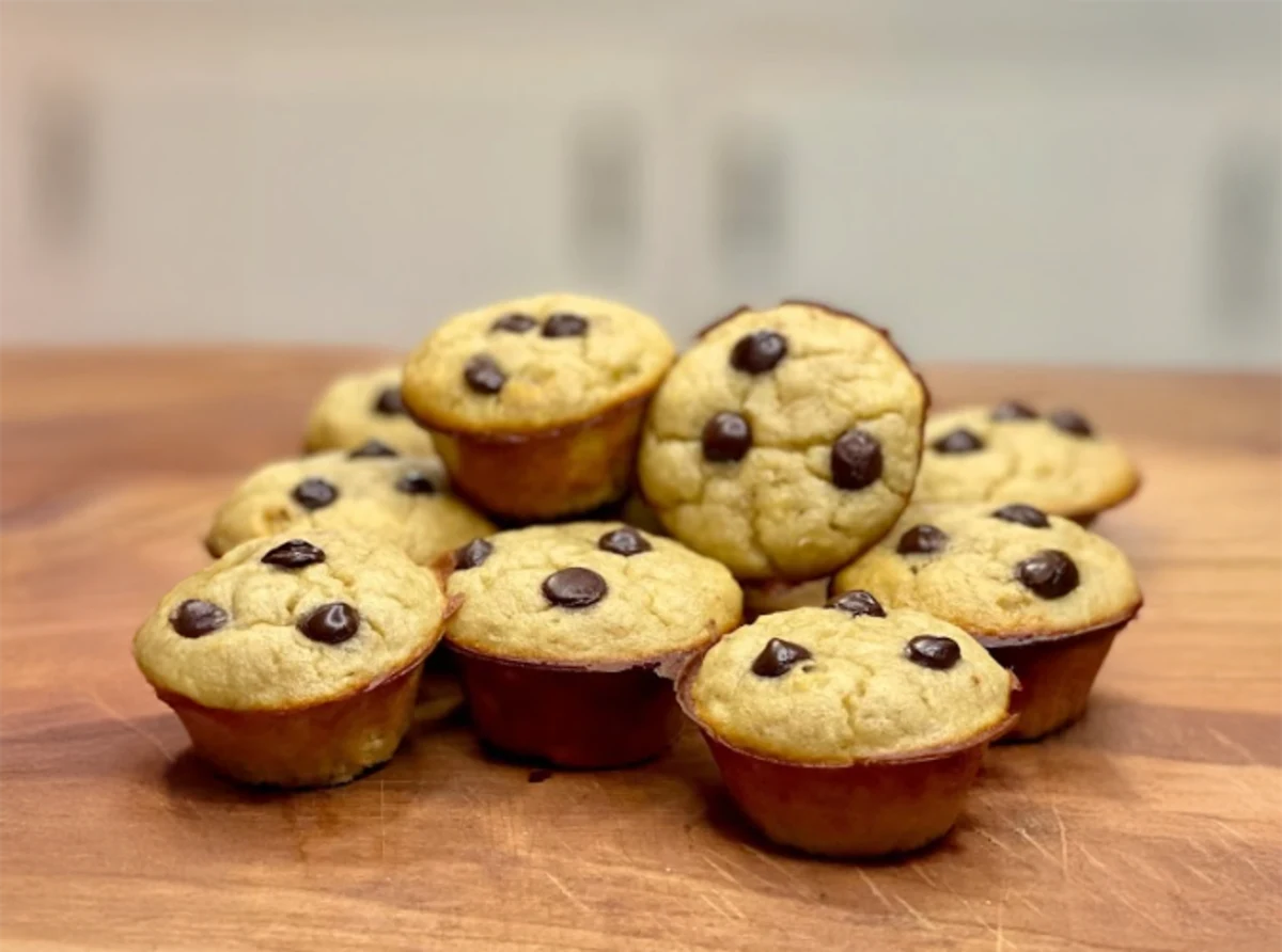 High Protein Low Cal Banana Bread Mini Muffins