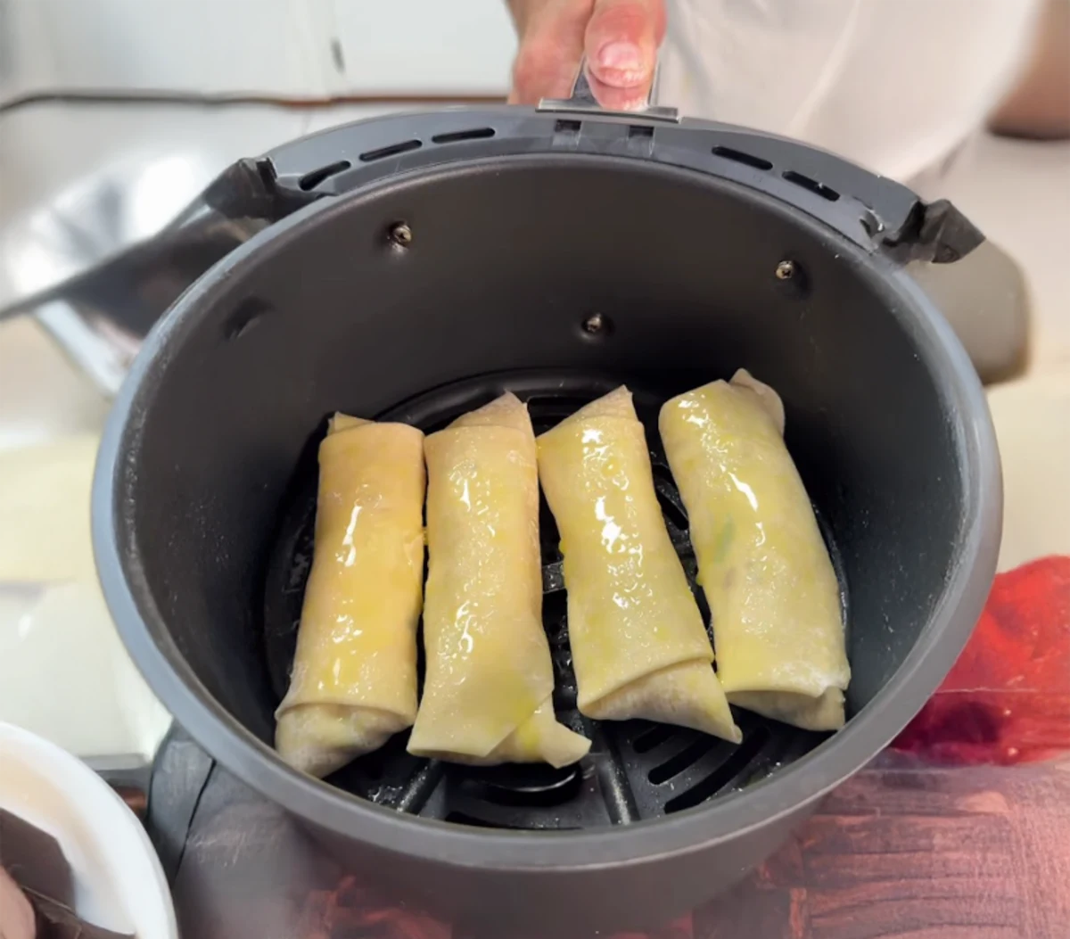 Chicken Bacon Ranch Egg Rolls