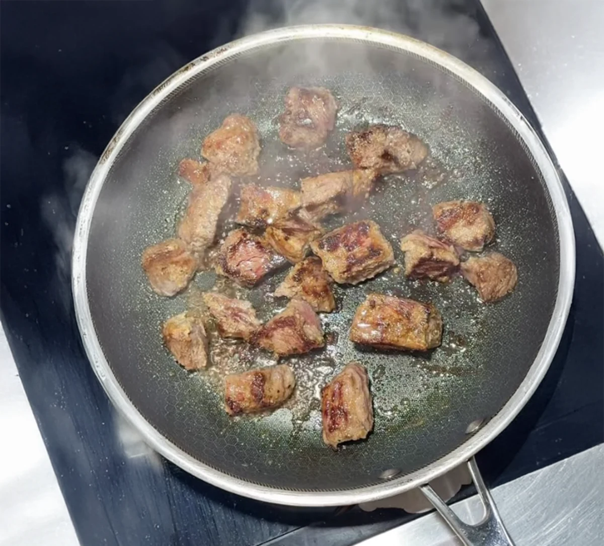 Garlic Herb Steak & Parmesan Potato Bowls