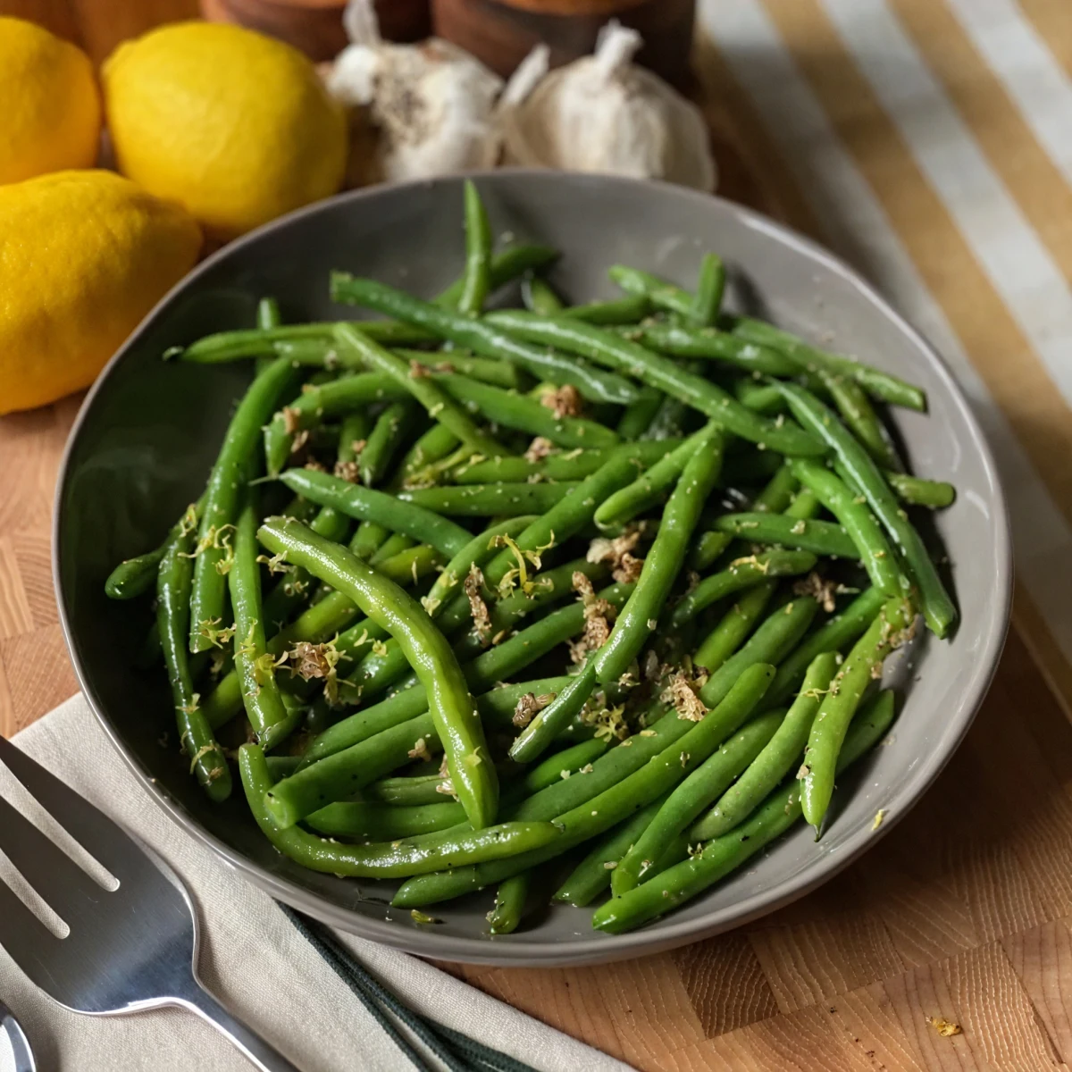 10-Minute Garlicky Green Beans