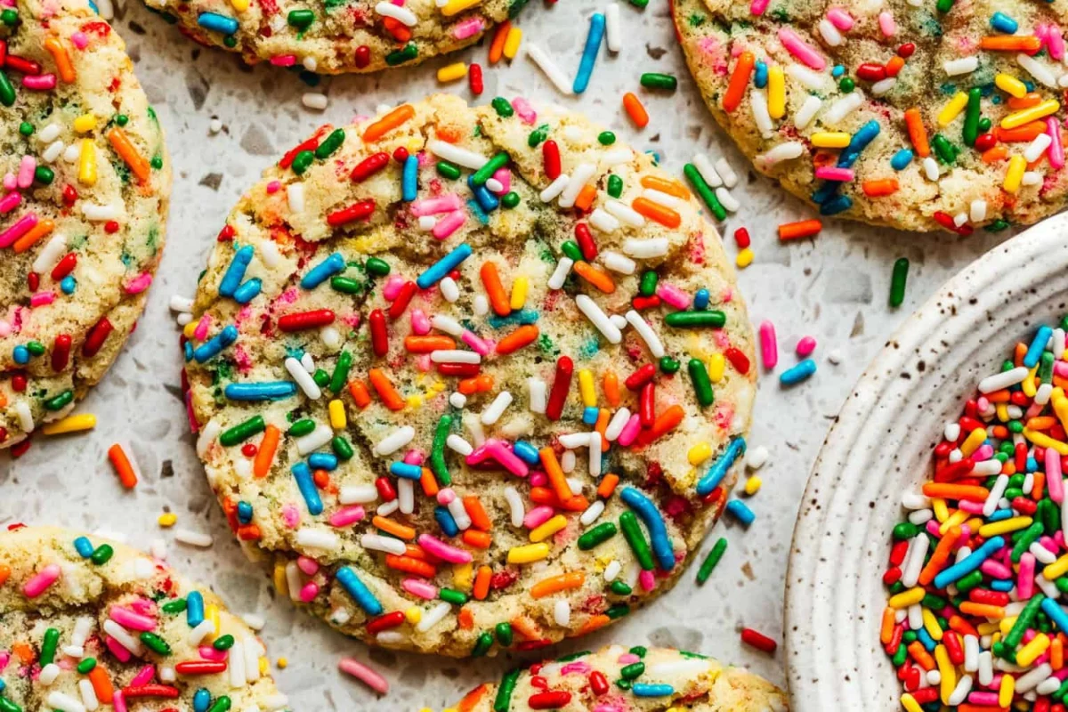 Small Batch Funfetti Cookies (No Cake Mix!)
