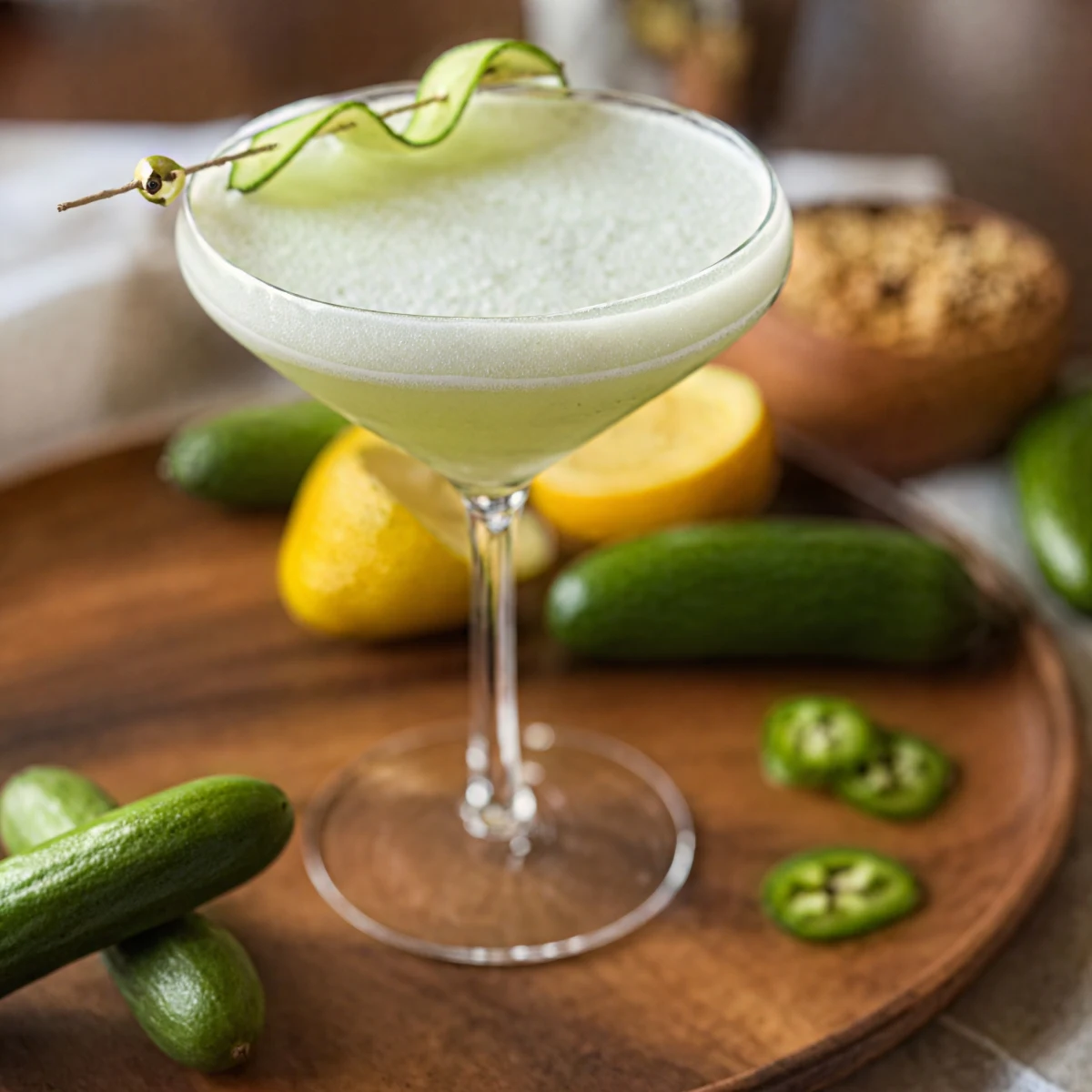 Cucumber Jalapeño Fizz