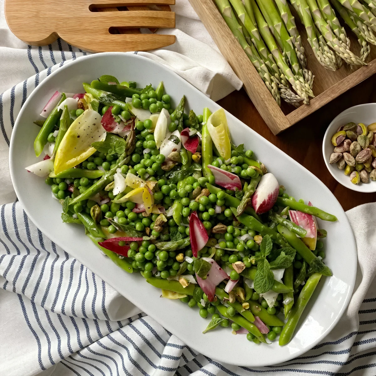 Mint-Infused Spring Pea & Asparagus Salad