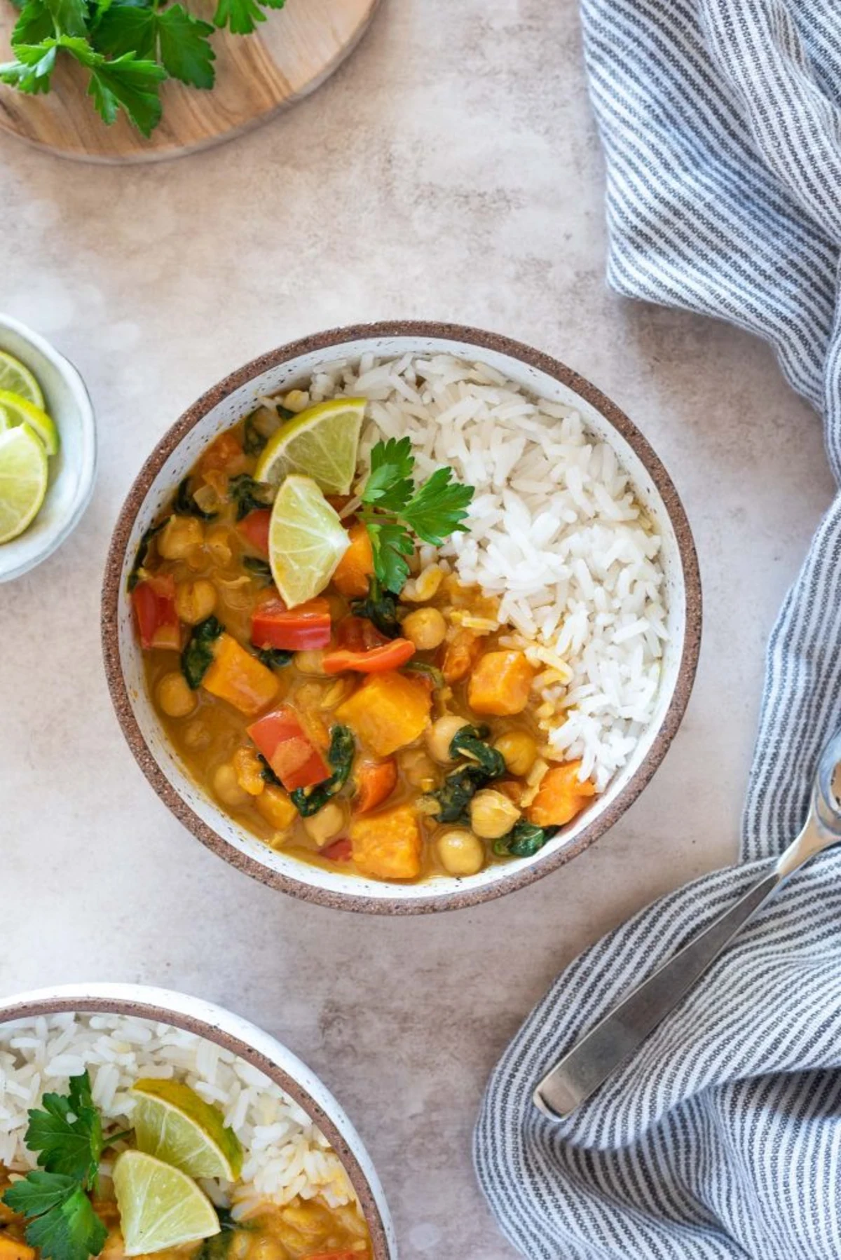 Instant Pot Sweet Potato Chickpea Curry