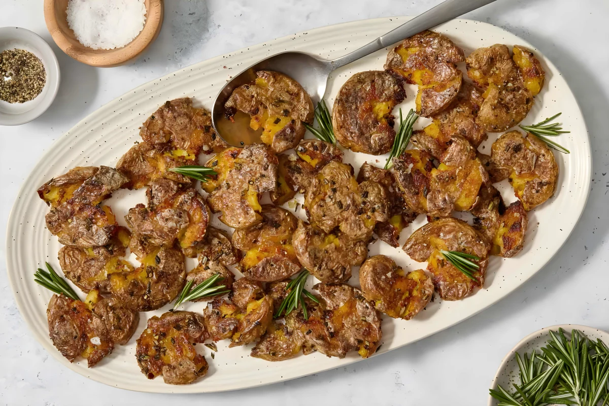 Crispy Smashed Potatoes