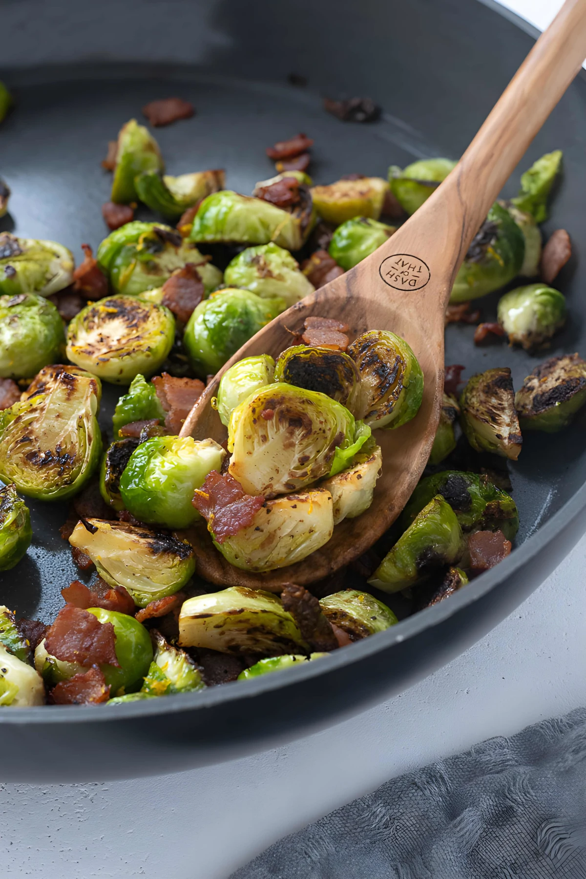 Easy Brussels Sprouts and Bacon