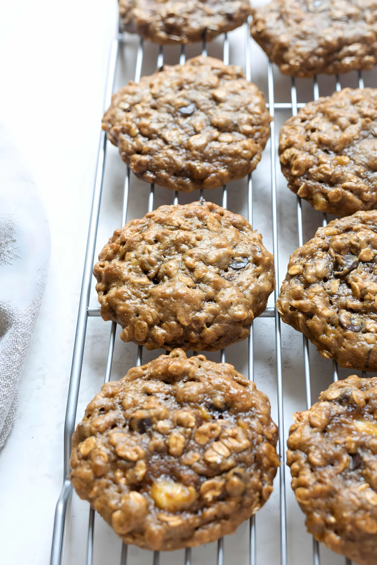 Gluten-Free Peanut Butter Banana Oatmeal Cookies