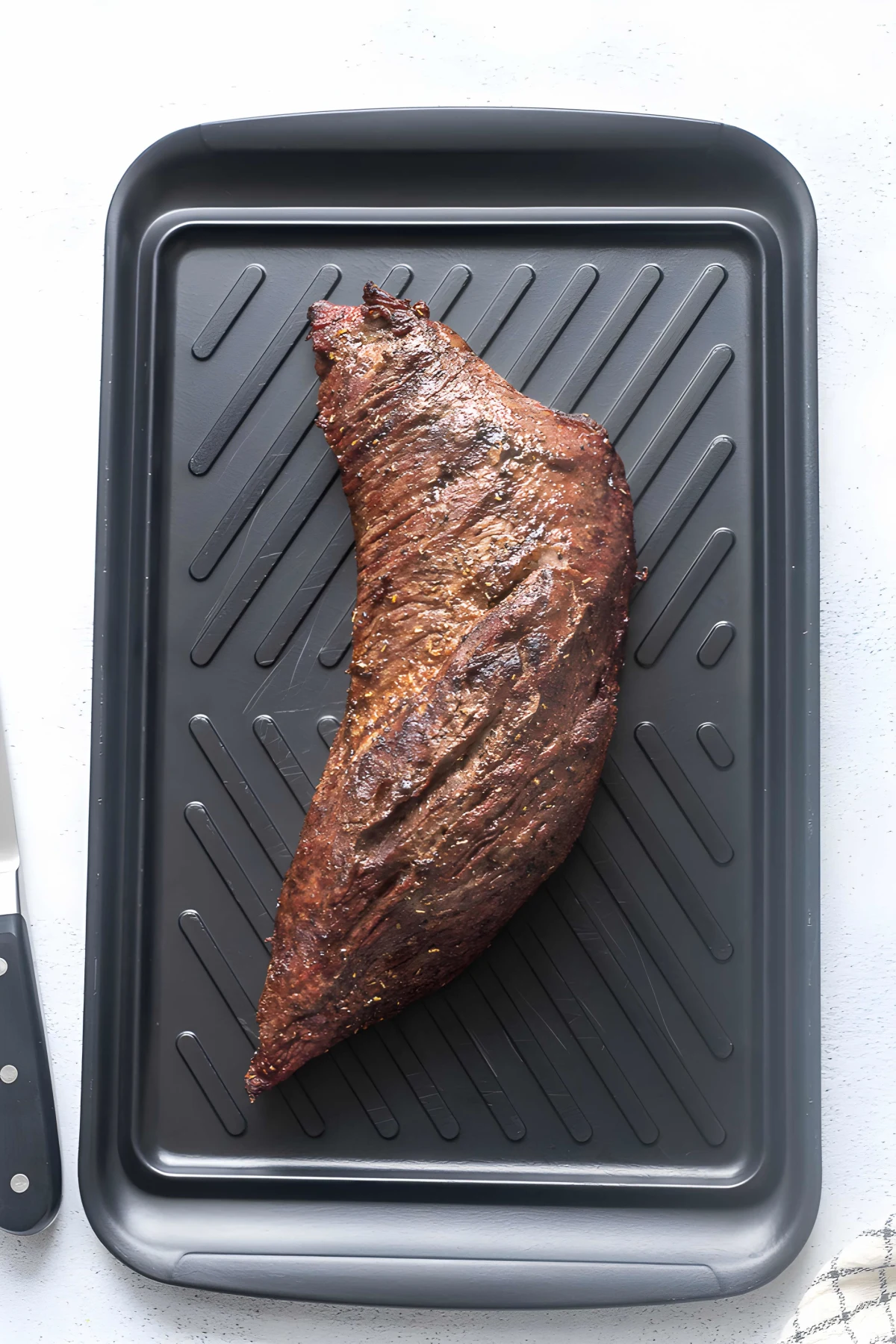 Grilled Tri Tip Roast with Santa Maria Rub & Chimichurri Sauce