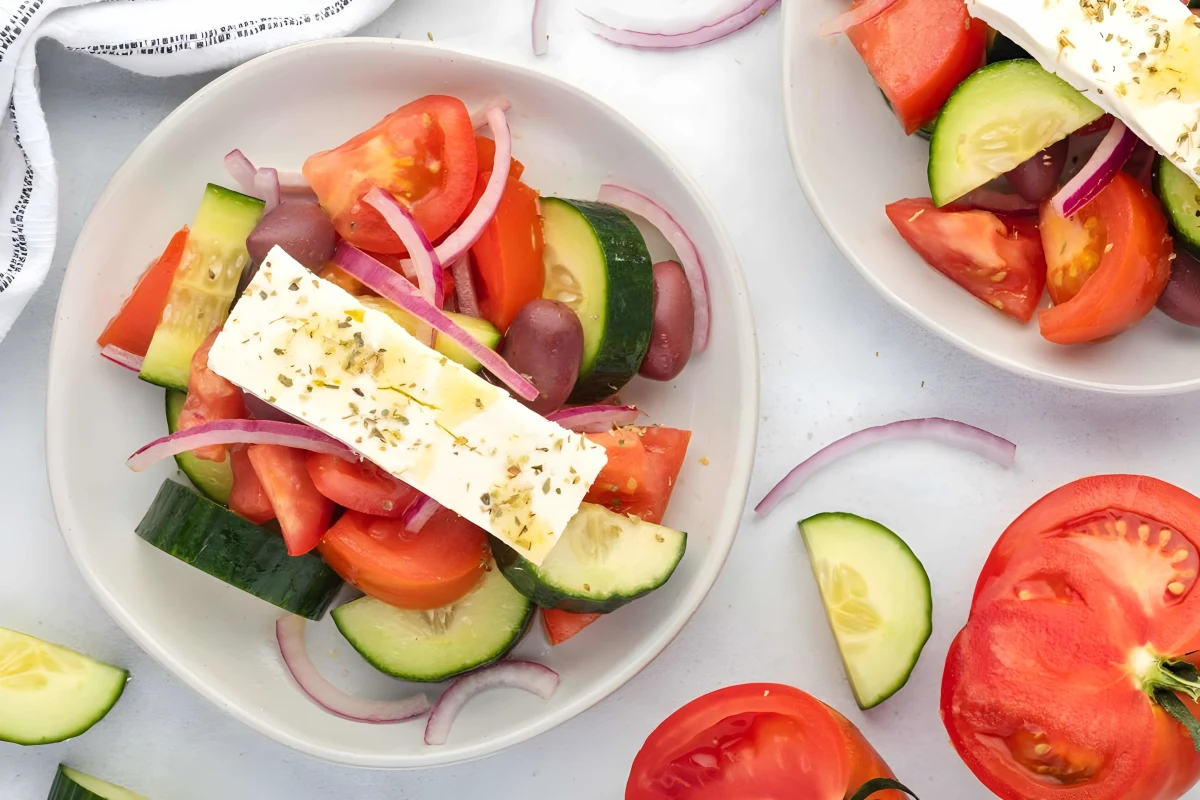 Horiatiki Salad (Greek Village Salad)