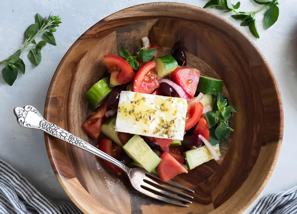 Horiatiki Salad (Greek Village Salad)