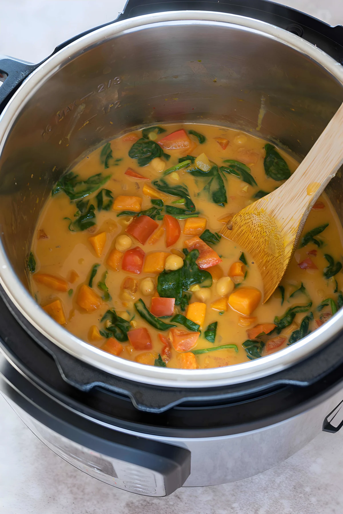 Instant Pot Sweet Potato Chickpea Curry